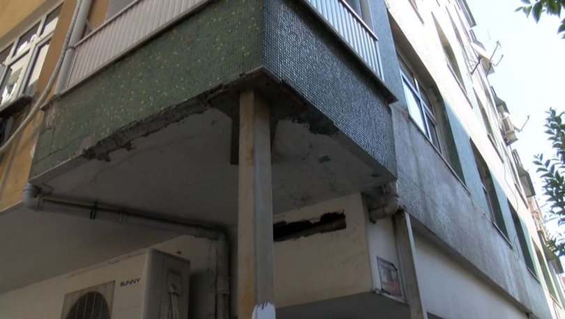 İstanbul Güngören'de işlek caddedeki binanın hali korkutuyor - Haberler
