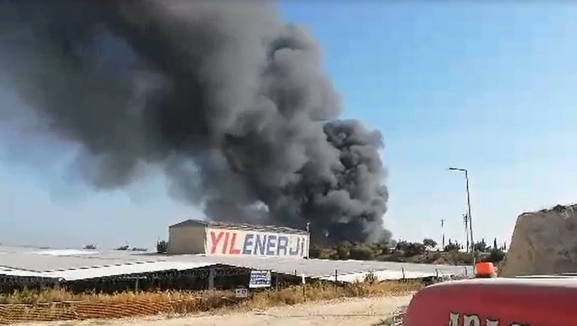 SON DAKİKA! Mersin Tarsus'da çivi fabrikasında yangın!