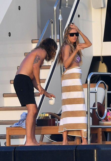 Heidi Klum ile Tom Kaulitz güvertede aşka geldi! - Magazin haberleri