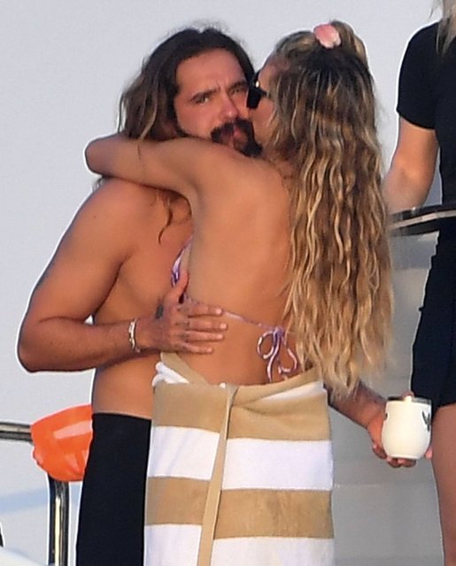Heidi Klum ile Tom Kaulitz güvertede aşka geldi! - Magazin haberleri