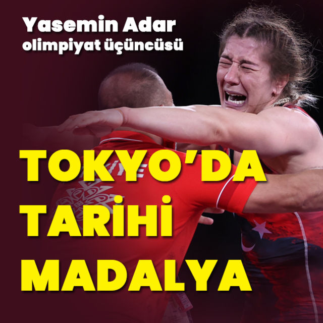 Yasemin Adardan tarihi madalya!