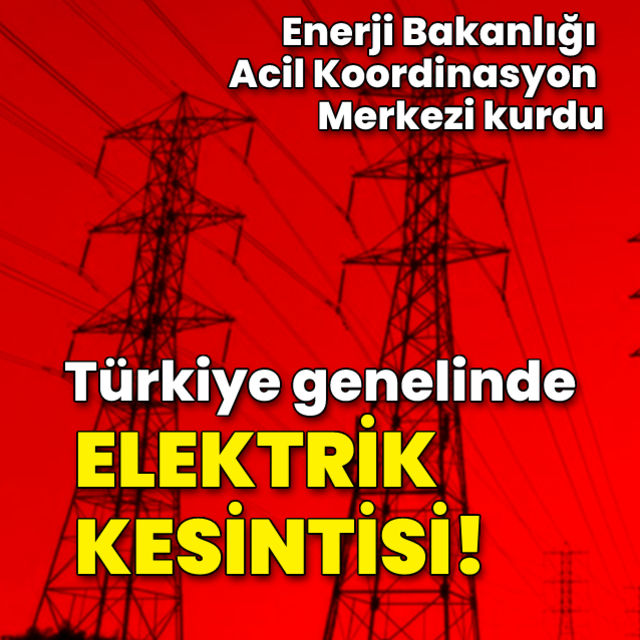 Türkiye genelinde elektrik kesintileri yaşandı