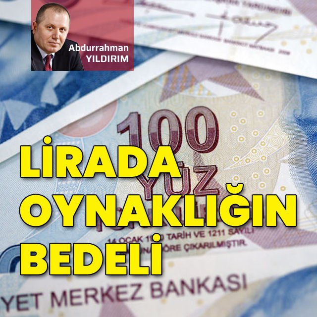 Lirada oynaklığın bedeli