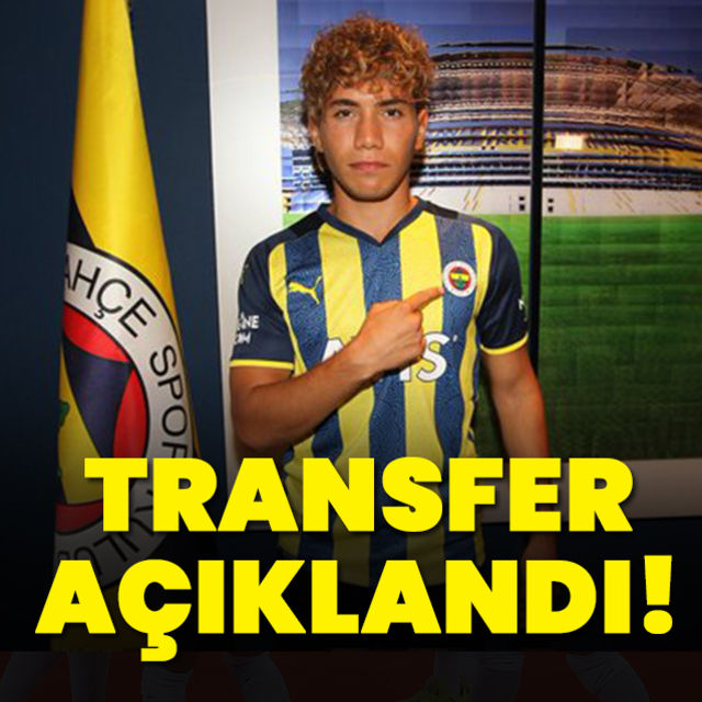 Fenerbahçe transferi açıkladı!