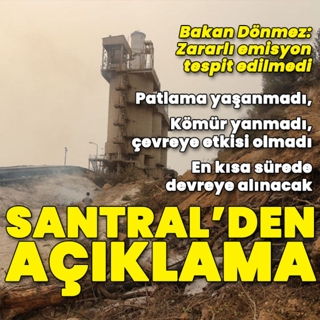 Yangın etkisini yitirdi, Kemerköy Santrali'nde tehlike azaldı