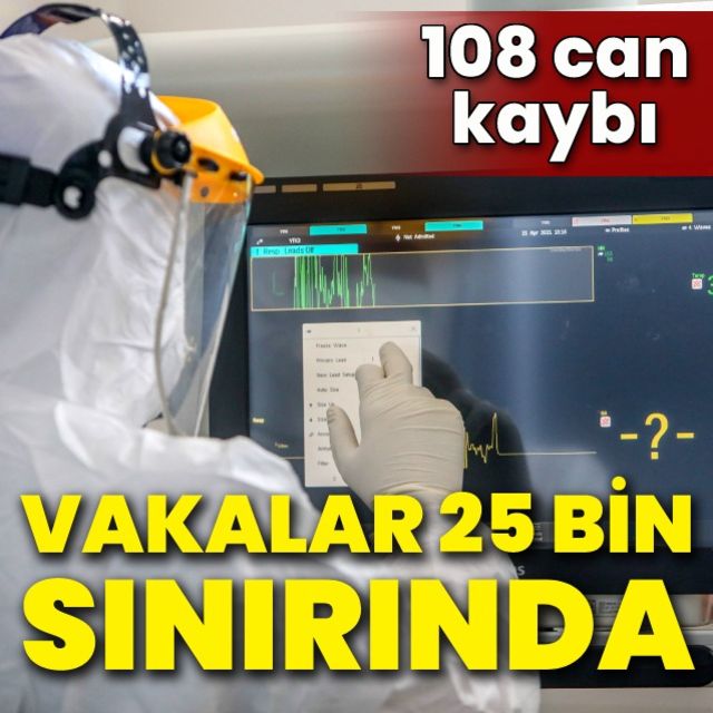 Günlük vaka sayısı 25 bine dayandı