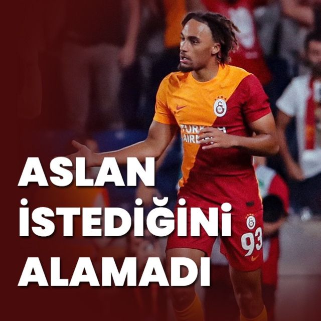 Aslan istediğini alamadı!