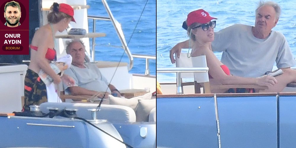 Tekne tatilcileri...