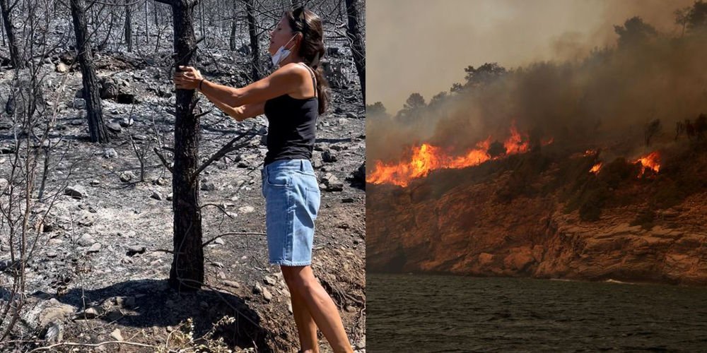 'Havada keskin bir duman kokusu'...