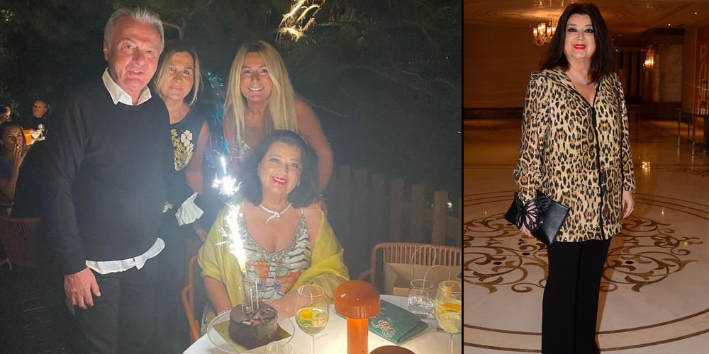 Aile arasında mini kutlama...