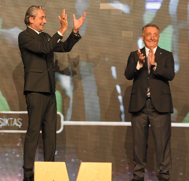 Erkan Petekkaya ile Beşiktaş JK Başkanı Ahmet Nur Çebi