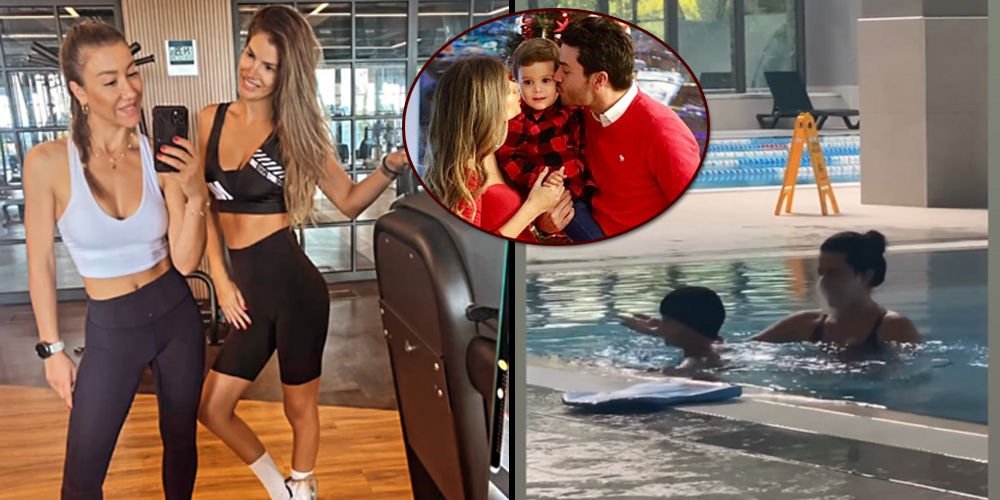 Anne-oğul sporda...