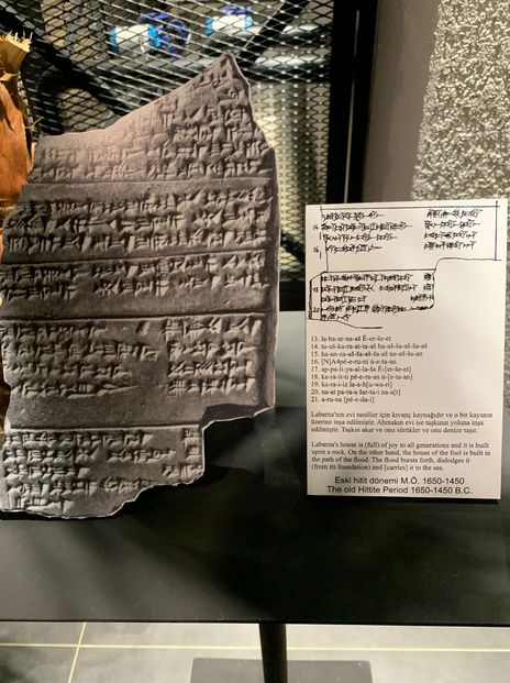 3500 yıllık Hitit taş tableti: “Ahmaklar evini dere yatağına yapar”