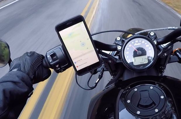 Motosiklet kullanıcılarına iPhone uyarısı