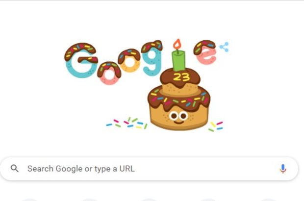 Google 23. yaşını kutluyor