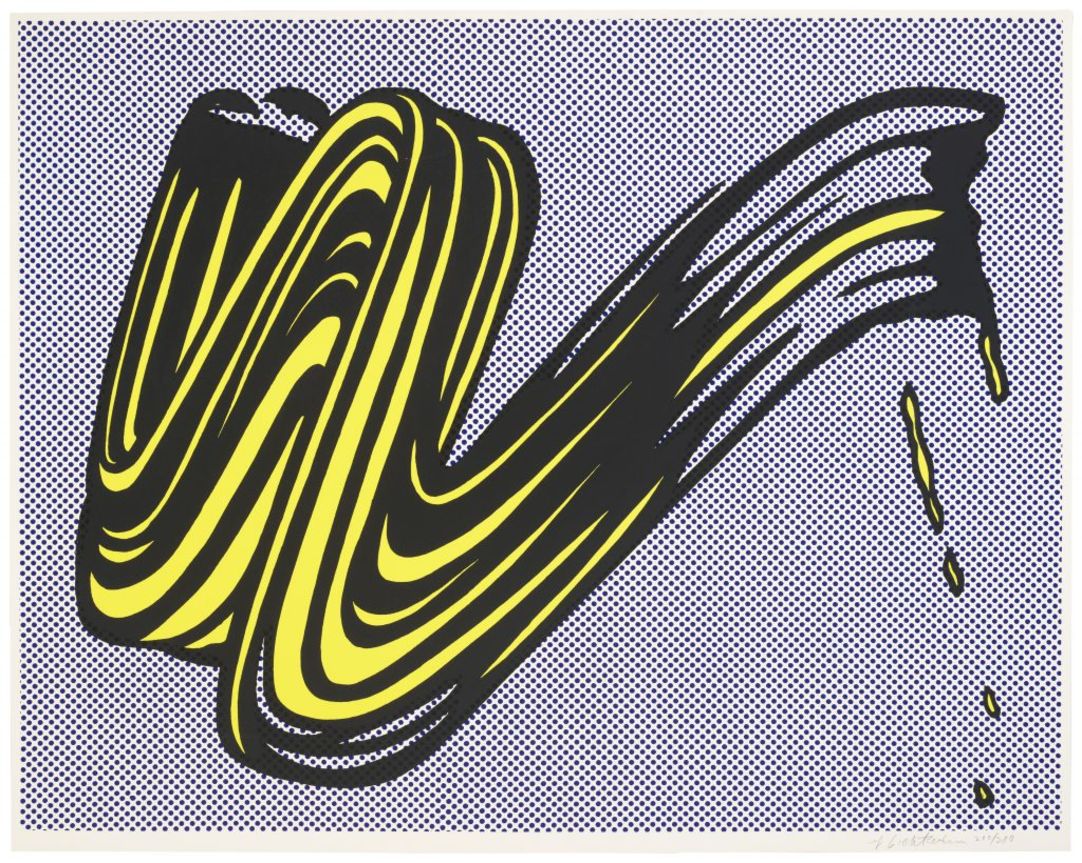 Roy Lichtenstein-Brushstroke (1965)