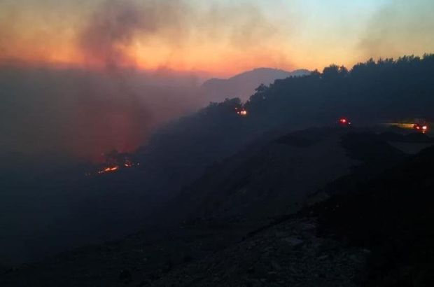 Anamur'da orman yangını