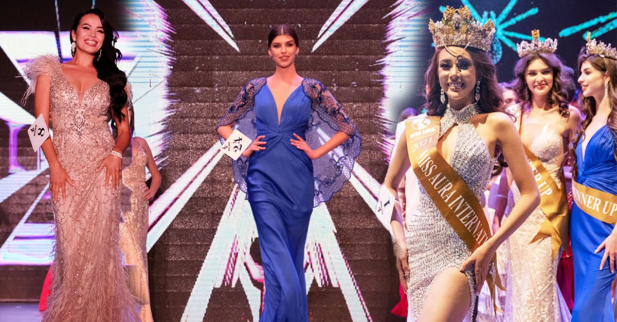 Miss Aura International Güzellik Yarışması'nda kraliçe tacını Filipinli