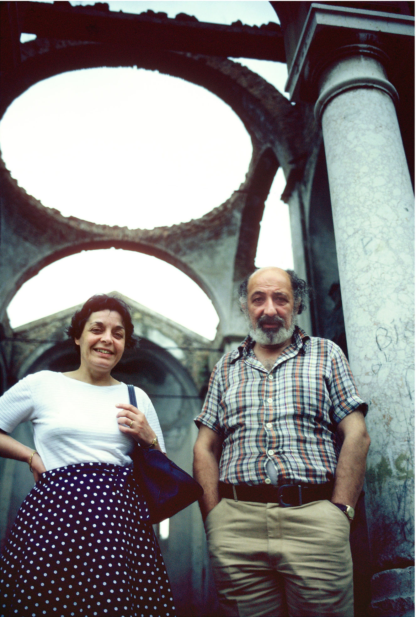 Ara Güler ile eşi Suna Güler.