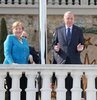 Almanya Şansölyesi Angela Merkel, veda ziyareti kapsamında, Cumhurbaşkanı Recep Tayyip Erdoğan ile Tarabya