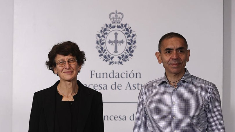 Uğur Şahin ve Özlem Türeci, Asturias Prensesi ödülü aldı
