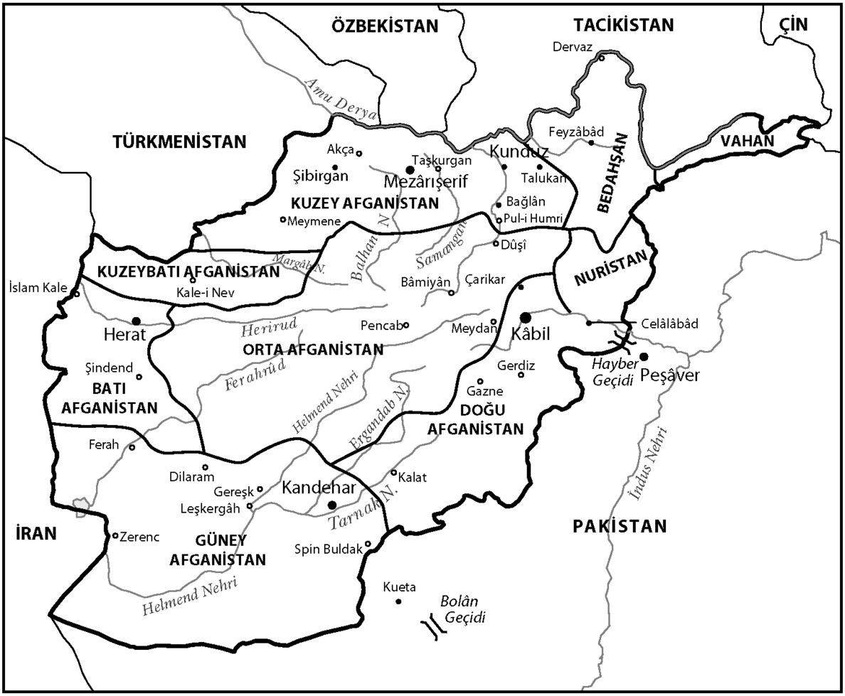 Afganistan'ın bölgeleri