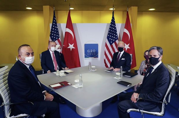 Cumhurbaşkanı Erdoğan ile ABD Başkanı Biden'ın görüşmesi bitti!