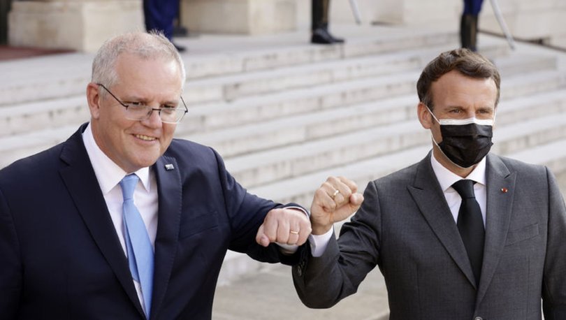 SON DAKİKA: Macron, Avustralya Başbakanı'nı denizaltı anlaşmasında 
