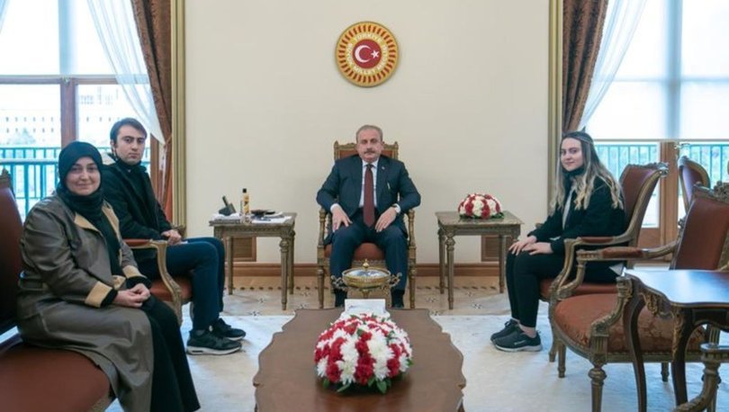 TBMM Başkanı Mustafa Şentop, meclis çalışanının ailesini kabul etti