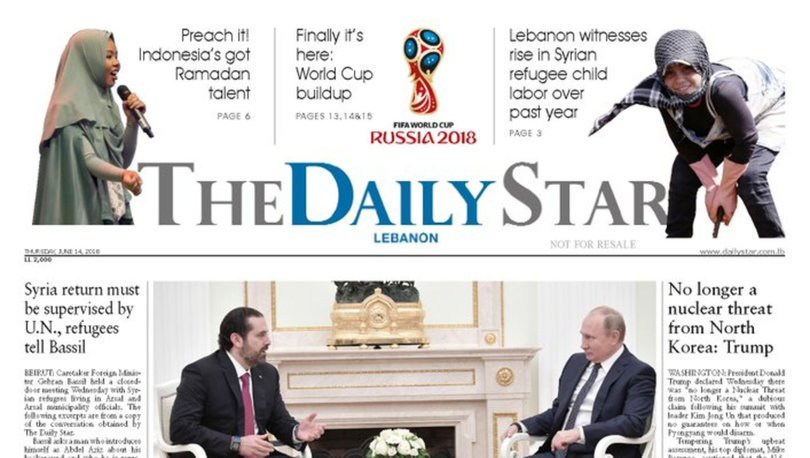 Lübnan'ın en eski İngilizce gazetesi 