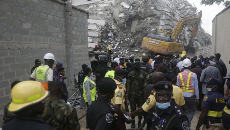 SON DAKİKA: Nijerya'da 21 katlı bina çöktü: Çok sayıda kişi enkaz altında!