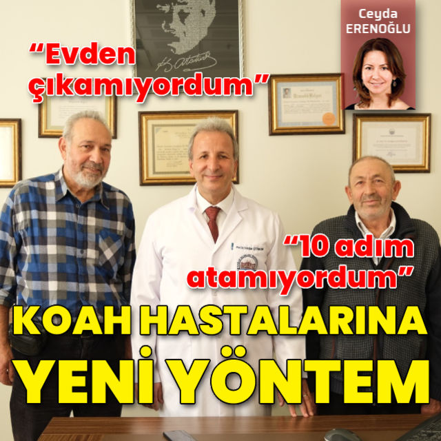 KOAH hastalarına nefes aldıran yeni yöntem