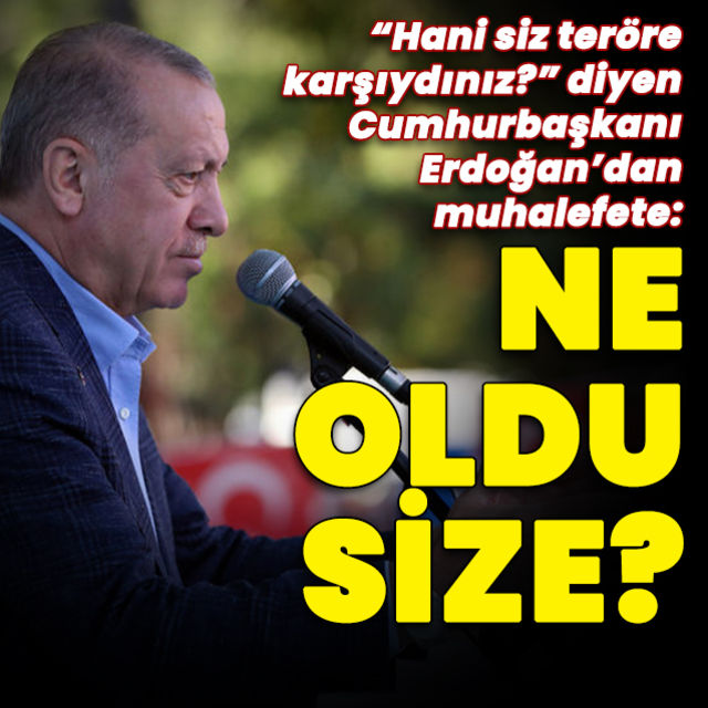 Cumhurbaşkanı Erdoğandan açıklamalar