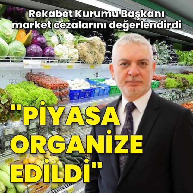 Piyasa organize edildi