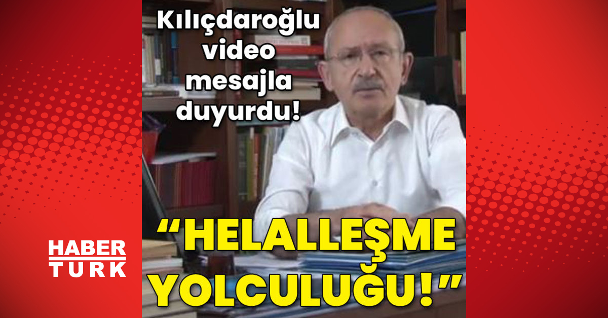 ΤΕΛΕΥΤΑΙΑ ΛΕΠΤΑ: Εντυπωσιακή δήλωση του Kılıçdaroğlu: «Πήγα ένα ταξίδι χαλαλίωσης!»  – Νέα