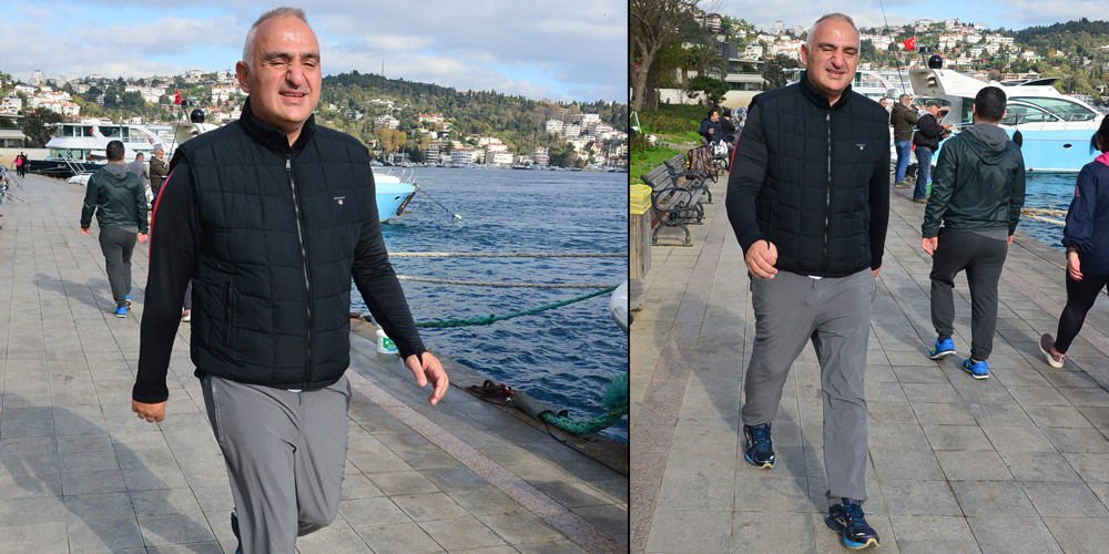 Bakan Ersoy, Bebek'te yürüyüş yaptı!