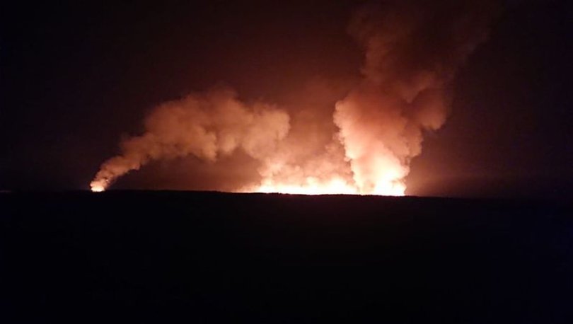 Kayseri'deki Sultan Sazlığı Milli Parkı'nda çıkan yangın korkuttu - HABERLER