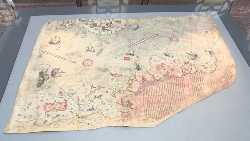 Piri Reis'in dünya haritası yeniden Topkapı Sarayı'nda!