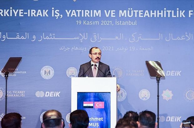 'Türk firmalar Irak'ta 1.034 proje üstlendi'