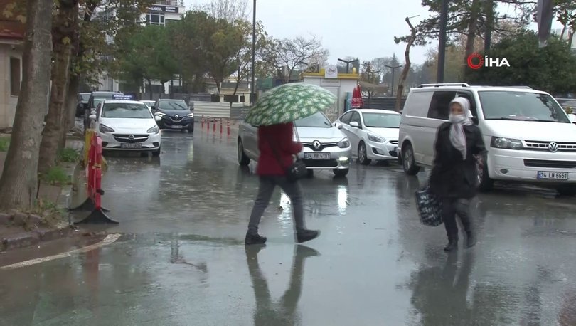Son dakika: Beklenen yağış İstanbul'a geldi!
