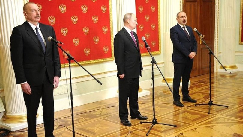 Vladimir Putin, İlham Aliyev ve Nokol Paşinyan Cuma günü Soçi'de bir araya geliyor