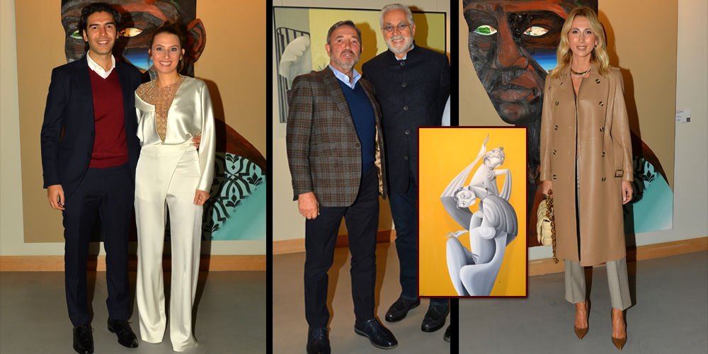 Sanatseverler 'Humano' sergisinde...