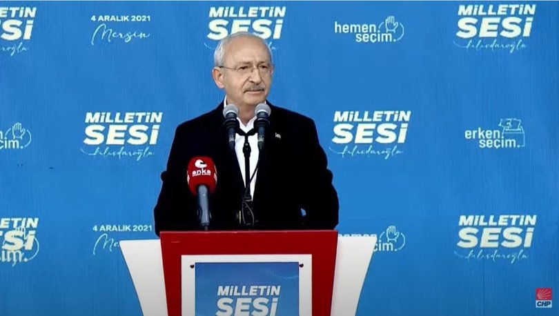 Son dakika: Kemal Kılıçdaroğlu&#39;ndan Mersin mitinginde açıklamalar | Gündem Haberleri