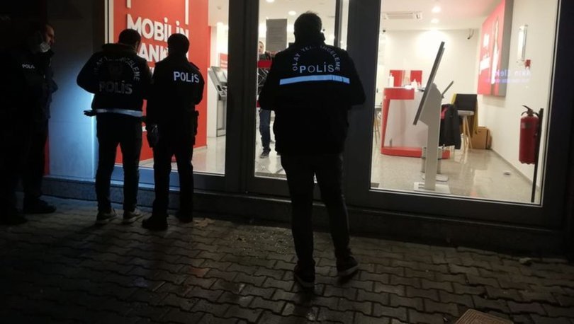İzmir'de camını kırdığı bankaya giren şüpheli 4 tablet çaldı
