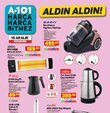 A101 marketlerde bu perşembe satışa sunulacak indirimli fırsat ürünleri belli oldu. A101 16 Aralık 2021 Aktüel ürünler kataloğuna göre bu hafta zımpara makinesinden kahvaltı setine, oyun kolundan elektrikli ısıtıcıya, derin dondurucudan televizyona kadar pek çok ürün fırsat fiyatlarıyla A101 raflarında satışta olacak. İşte 16 Aralık 2021 A101 indirimli ürünler