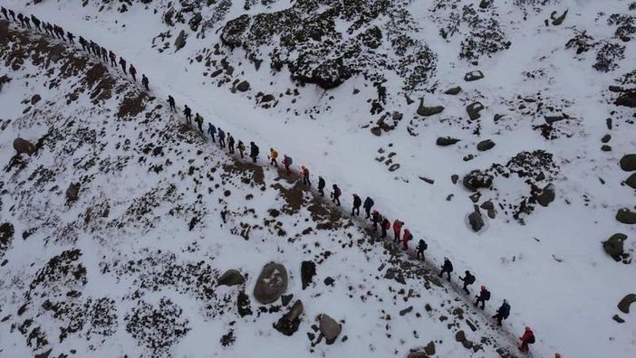 uludag da 124 dagcinin tirmanisina tipi engeli son dakika haberleri