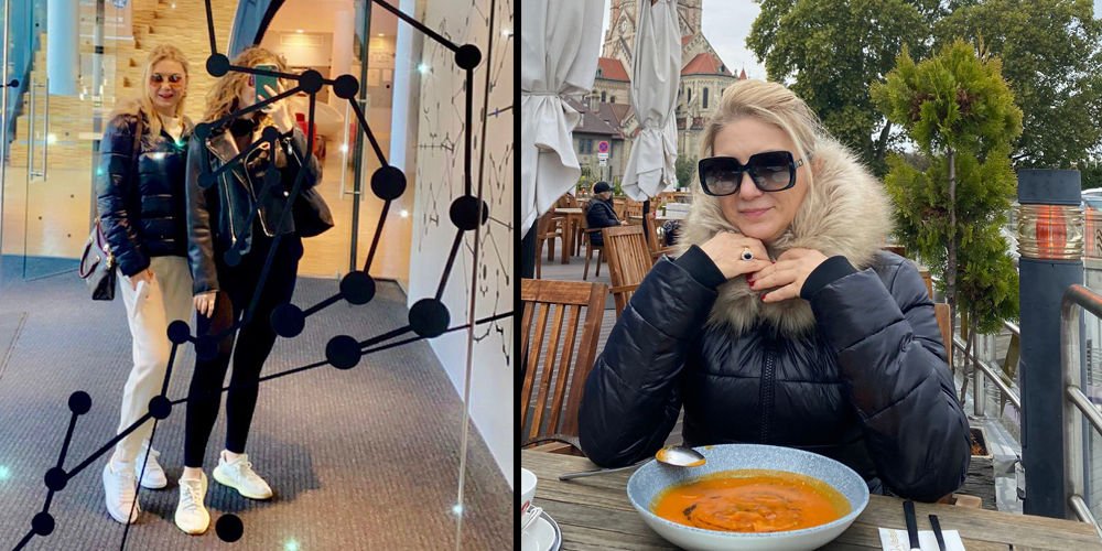 Kızıyla hasret giderdi...