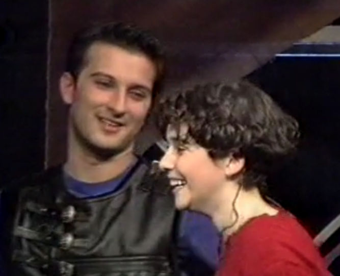 Elif S&ouml;nmez ile Tarkan'ın 1994 yılındaki buluşması.