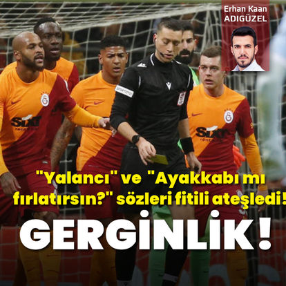 Zorbay Küçük  ile Galatasaraylı futbolcular arasında gerginlik!