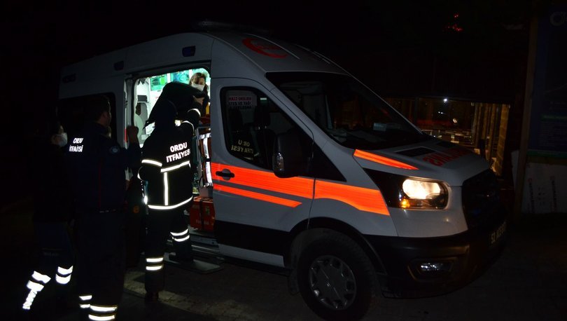 Rüzgara kapılan paraşütçü ağaca takıldı